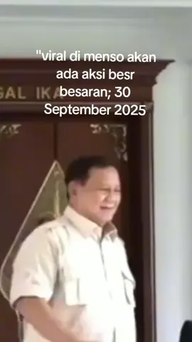 #viral di Mensos 30 September akan ada aksi demonstrasi besar-besaran di jakarta, karna itu kita rakyat Indonesia jangan sapi terprovokasi oleh oknum, tujuan demonstrasi untuk menuntut DPR segera mengesahkan RUU tentang perampasan aset koruptor, bukan untuk anarkis atu merusak fasilitas umum, demonstrasi untuk minta DPR segera mengesahkan RUU perampasan aset, DPR terutama puan Maharani harus segera bekerja kalu tida......? rakyat akan murka