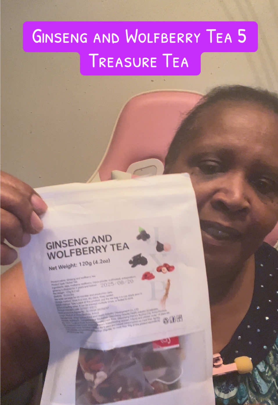Ginseng and Wolfberry Tea 5 Treasure Tea has so many beautiful benefits like aiding in eye health, boosting immune system, promoting healthy skin, aiding in sugar regulation, cognitive function, cholesterol levels and more! Grab your 5 treasure tea by clicking the orange cart 🛒 