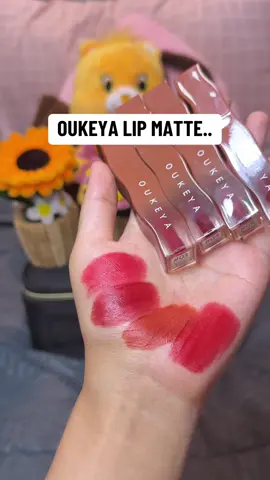 บางเบาสีสวยมากๆ ลิปแมทนุ่มลื่น ป้ายยาเลยค่า #ป้ายยาลิปสติก💄 #ลิปแมทเนื้อกํามะหยี่ #รีวิวของดีบอกต่อ #oukeyathailand #oukeya 