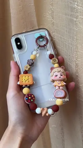 -Ready Stock- Mengdana Biscuit Phone Strap 🍪 Ready Stock & Open Custom Yang mau order bisa DM ke @craftedbyvin ya ~  #phonestrap #phonecharm #minicharm #bagcharm #gantunganhp          