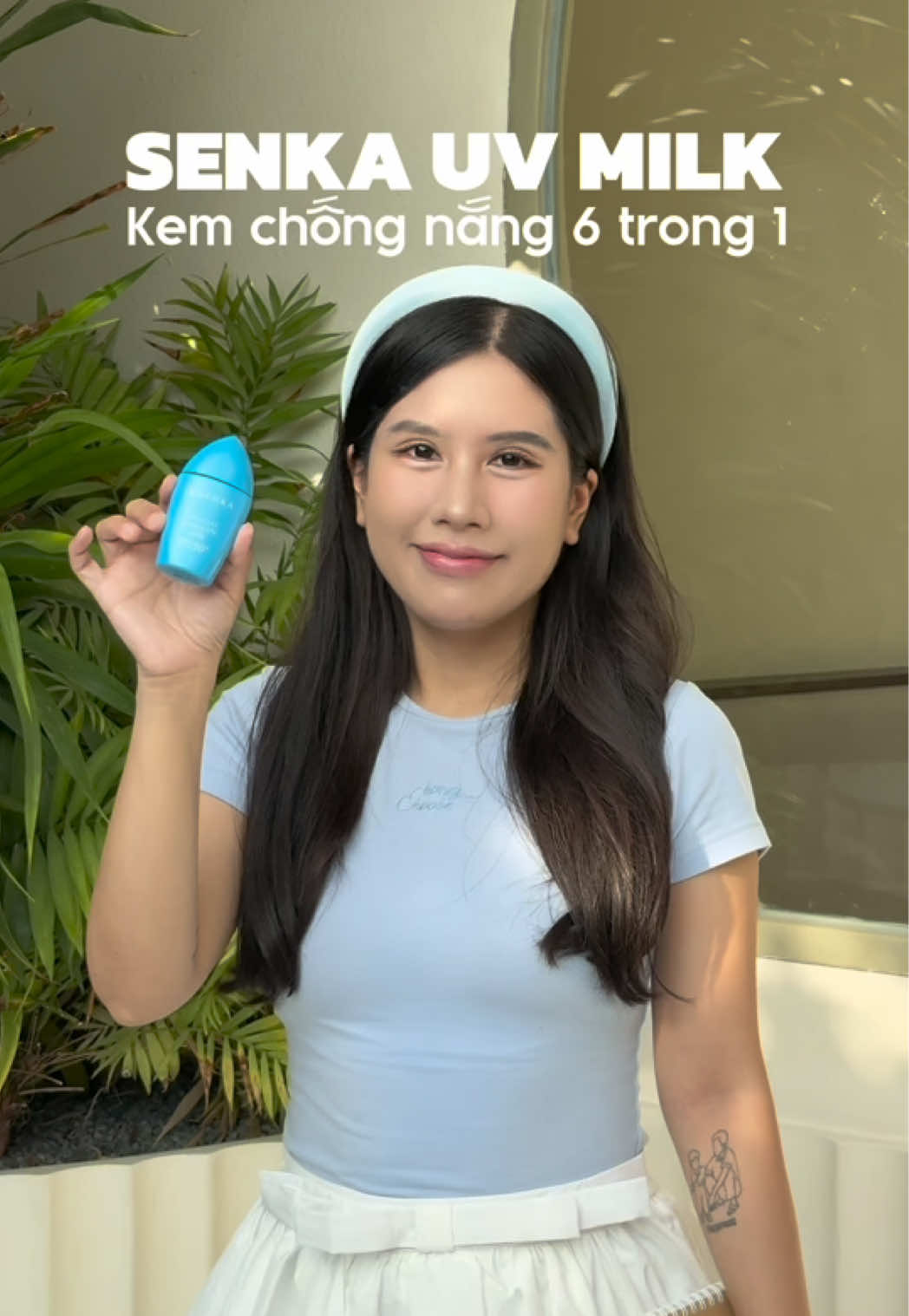 Cứ tự tin “chấp nắng” vì trong túi mình lúc nào cũng có Senka UV Milk – kem chống nắng 6in1 bảo vệ da và nền căng mịn 🌸 #Senkavietnam #SenkaUVMilk #Chongnang6in1 #ChapnangcungSenkaUVMilk #koldieulinh 