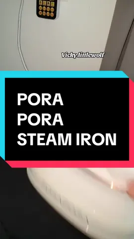 #tiktokshop99brandfestival #vickylittlewolf #poraporasteamiron cara guna pora pora steam iron