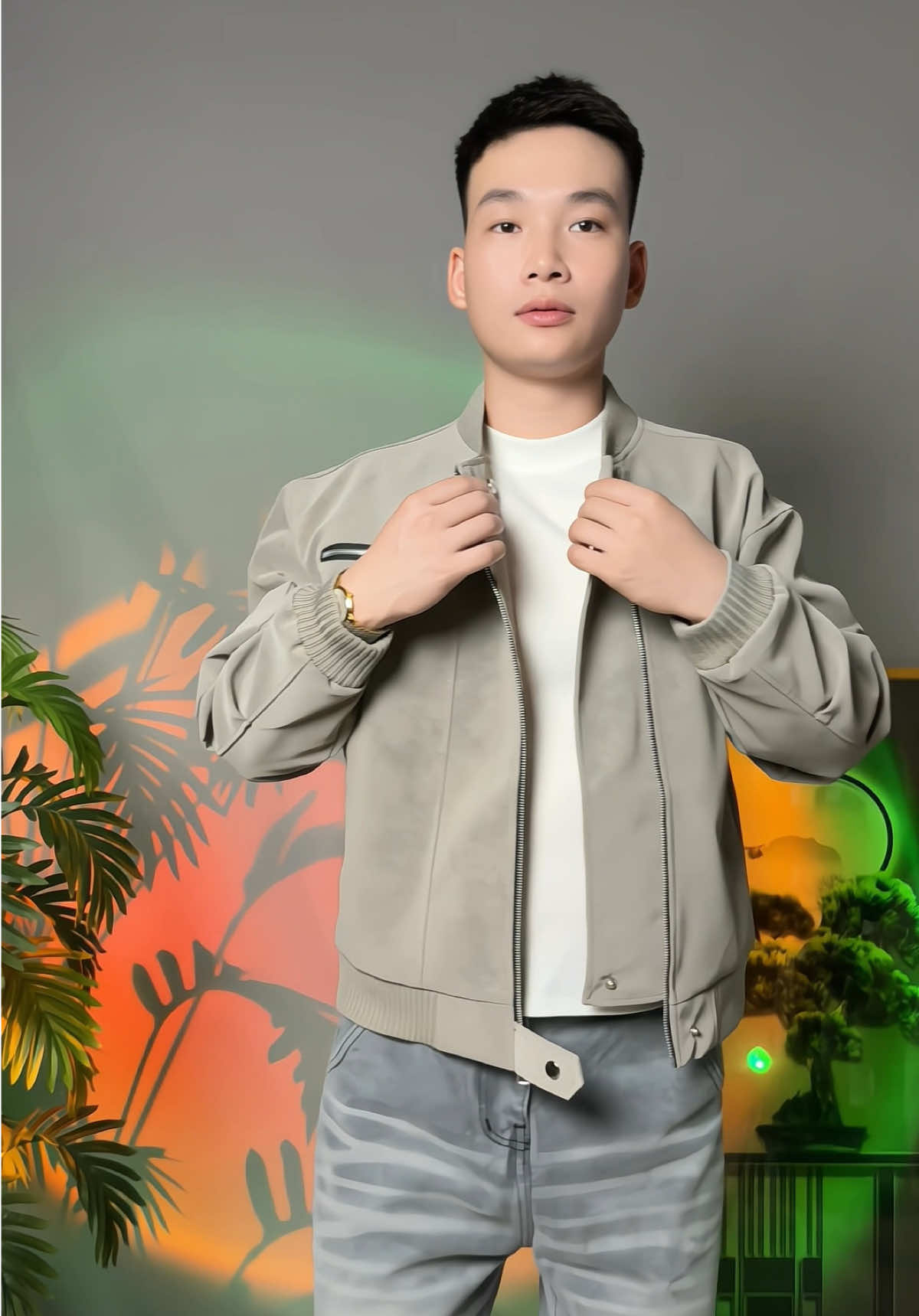 Áo Khoác Da Loang Nam 2 lớp bên trong lót gió - Chất da PU không nổ không bong chóc #aokhoac #aokhoacda #aokhoacnam #thoitrangnam #xuhuong 