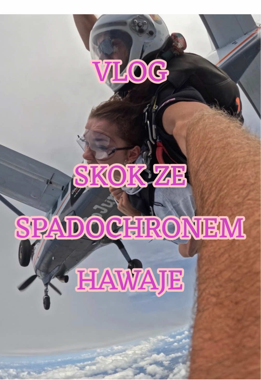 Spełniam marzenia! 🌴💙 #Hawaje #SkokZeSpadochronem #Przygoda #Podróże #Adrenalina     