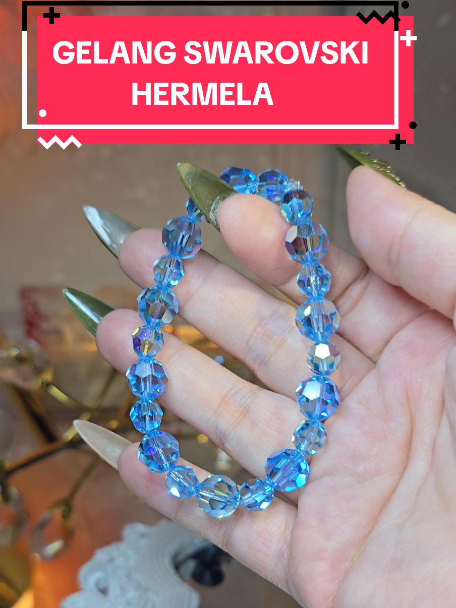 GELANG SWAROVSKI HERMELA “Mode selalu merupakan pengulangan ide, tetapi yang membuatnya baru adalah bagaimana Anda menggabungkannya.”  Designed by Lenny Lai  #swarovski #jewellery #swarovskiaustria #crystal  #fyp  Thank You For Your order. 😊🙏🏻