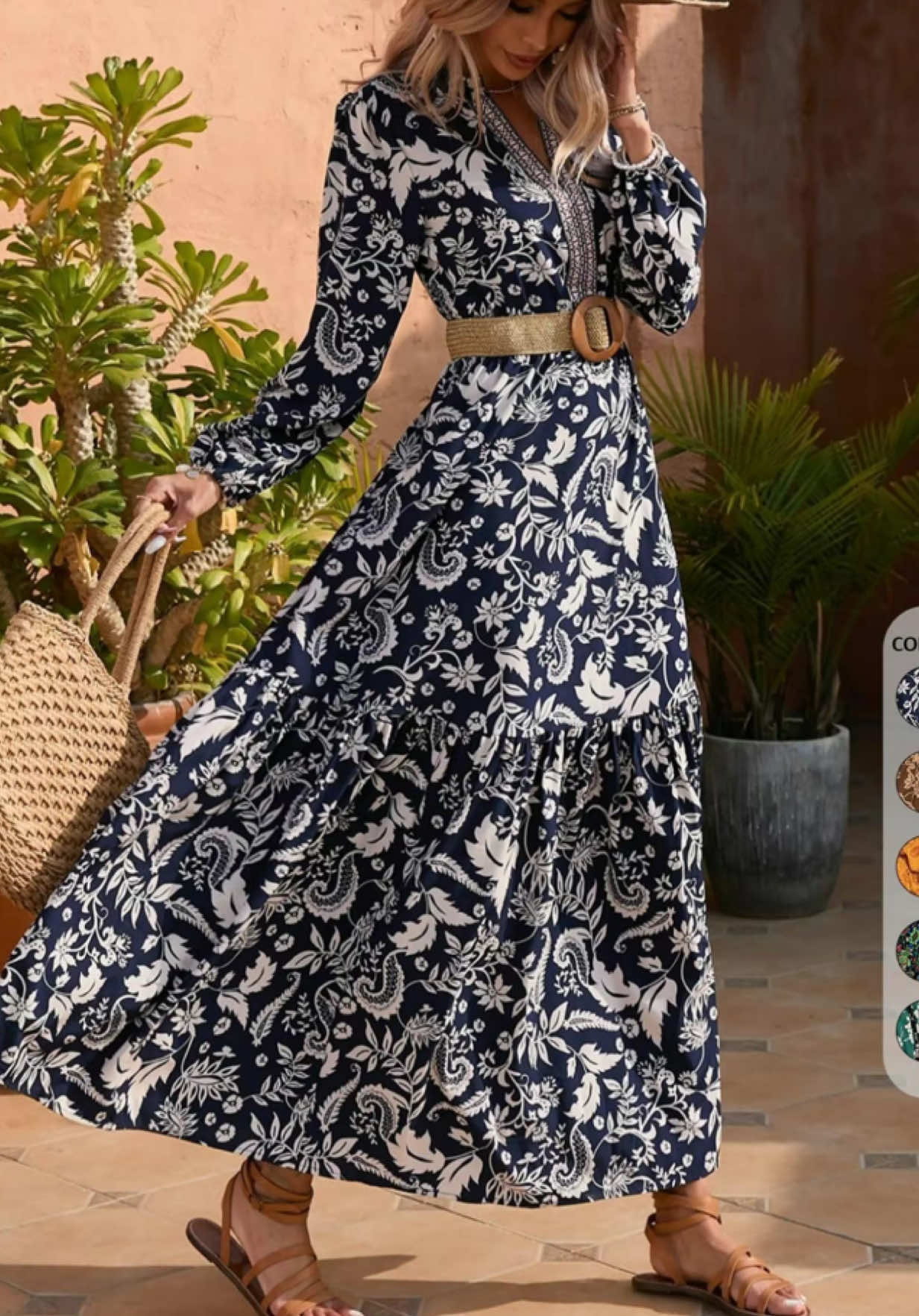 Very beautiful and comfy modest dress. I love it 🥰 #hijabifashion #falloutfits #fyp#womenswear #falldealsforyou 