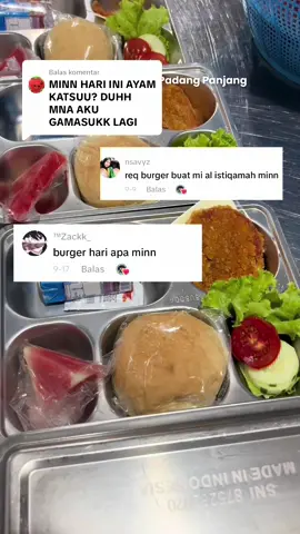 Membalas @️  Hallo dek hari ini burger loh? gimana sudah masuk kan sekolahnya 🥰 #fyp #viral #makanbergizigratis #sppg #badangizinasional 