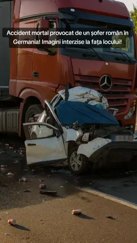 Accident grav cu camion românesc pe autostrada A șase din Germania! Un șofer român a provocat un accident mortal, o Dacie a fost strivită între camioane, iar pagubele sunt uriașe. Poliția a blocat traficul, iar mai mulți șoferi au primit sancțiuni pentru că au filmat scena. Știre virală pentru toți românii din diaspora și șoferii profesioniști! Scrie în comentarii dacă ai trecut vreodată printr-un accident în Germania. #fypromania #fyp #tiktokromania #germany #stiri 