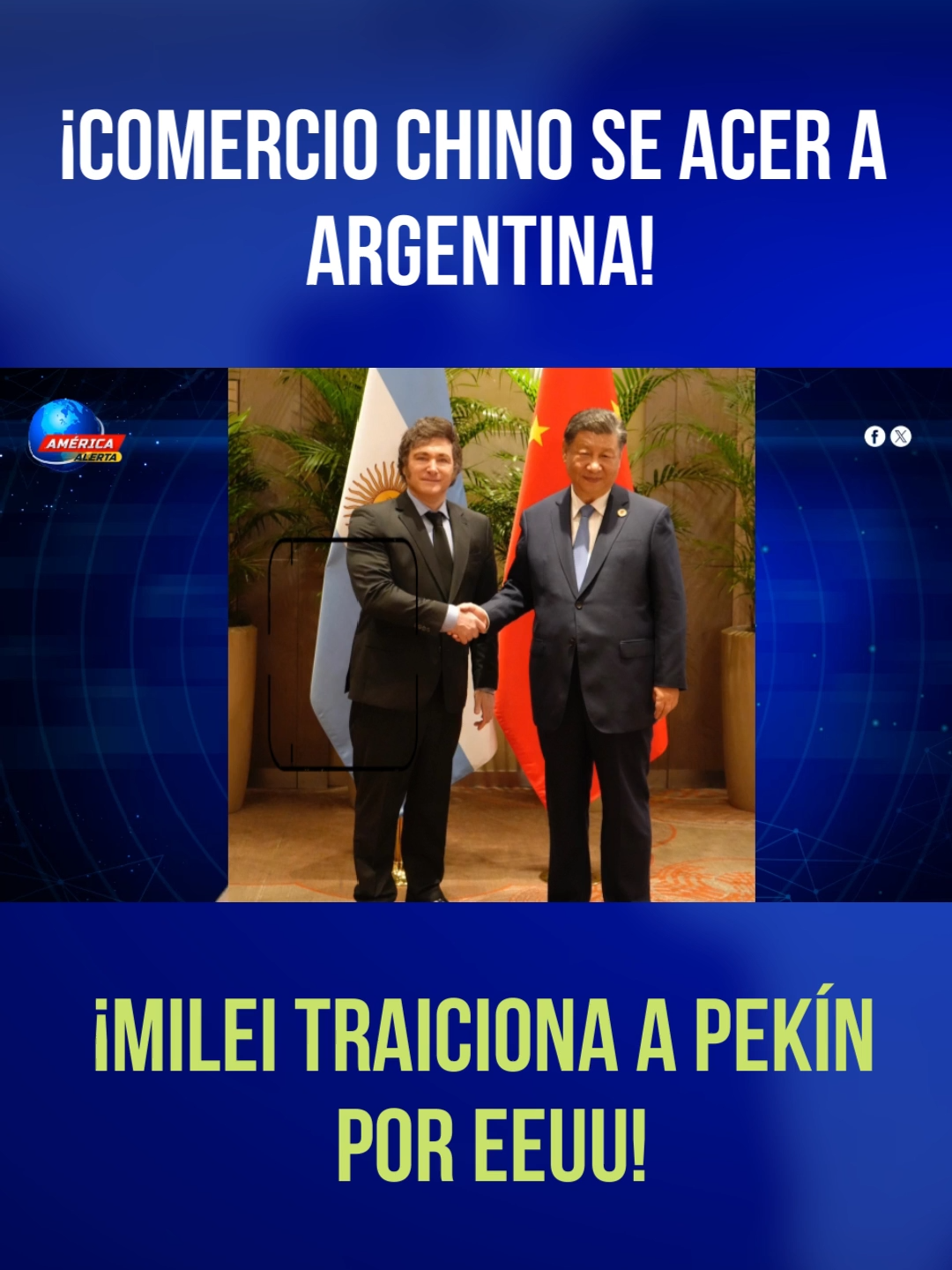 ¡China se acerca a Argentina mientras Milei busca alejar a Pekín del país por ordenes de Trump! #Argentina #China #JavierMilei #EEUU
