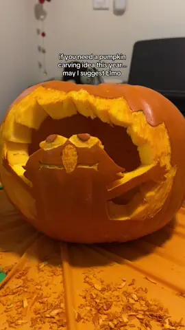 bringing this back bc I need to figure out how to top it this year btw I was not the first one to do this I have no idea who did it first but thank u #pumpkincarving #pumpkin 