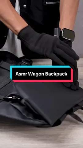 Asmr Backpack Wagon⁉️ Muat laptop 15 inch, 6-7 buku paket, dan 5-6 pasang baju #albaproject #tasransel #taslaptop 