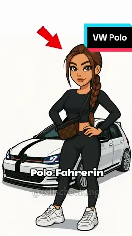 Das ist VW Polo Fahrerin! #klischee #vw #vwpolo #autofahren #autos 