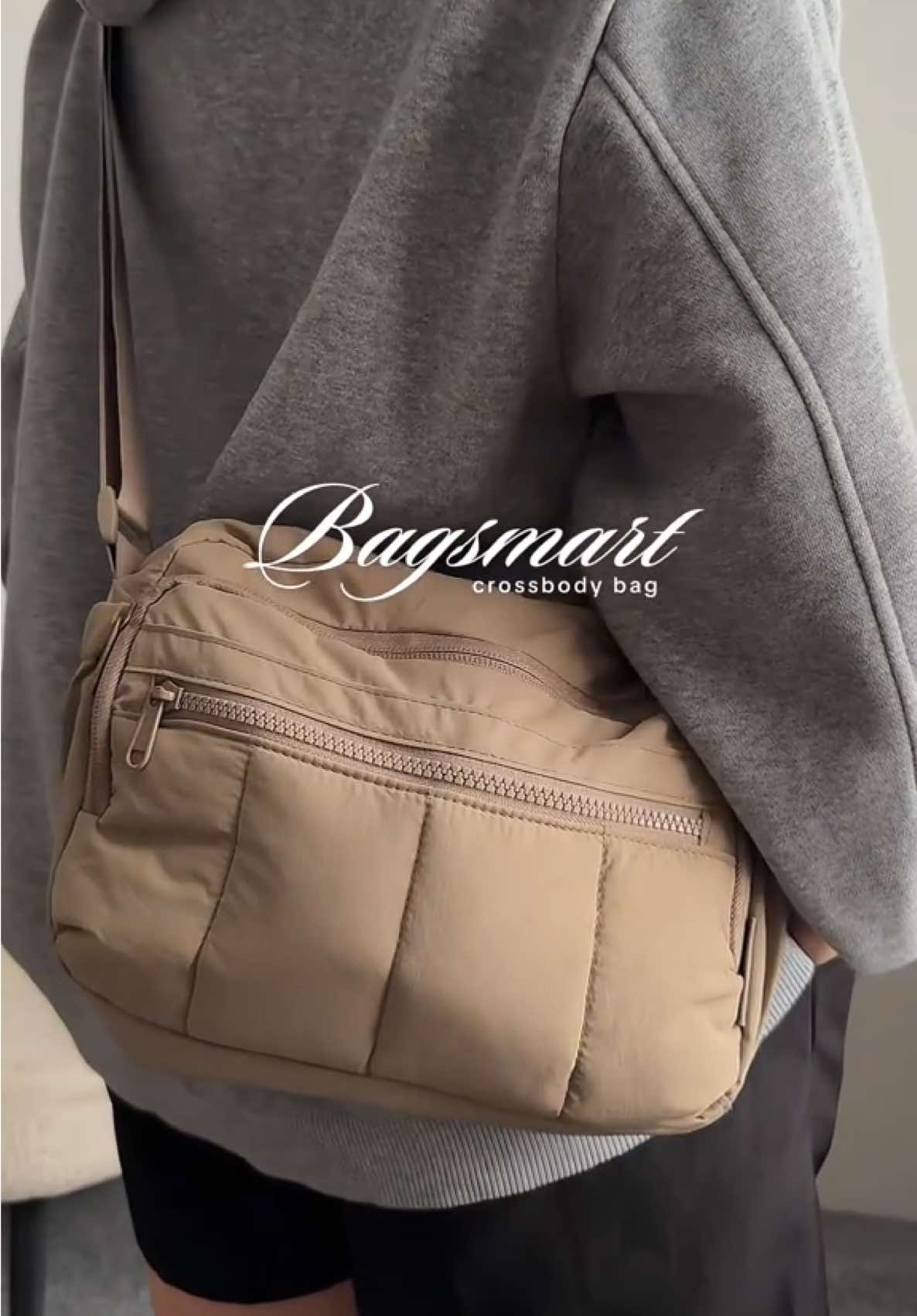 new everyday bag from Bagsmart 🤎🍫 #bagsmart #crossbodybag #bag 