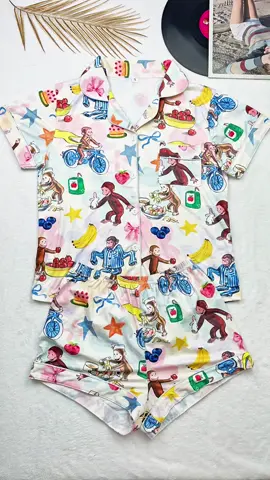 Cute Monkey Pajama Set 🐒💤 #tiktokshoplabordaysale#spotlightfinds #dealforyoudays #tiktokshoprestock #tiktokshopblackfriday #tiktokshopcybermonday #tiktokshopfalldealsforyou #pajamas #monkey #cartoon 