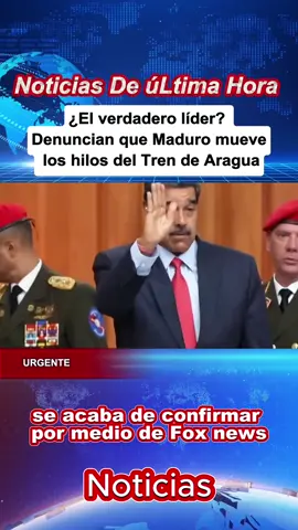 Ultima hora: Fox News confirma que Nicolás Maduro es uno de los organizadores del tren a Aragua. ¿Qué opinas de esta noticia? Comenta y cuéntanos. #EE. UU. #Trump #FBI #Maduro #OrganizaciónCriminal