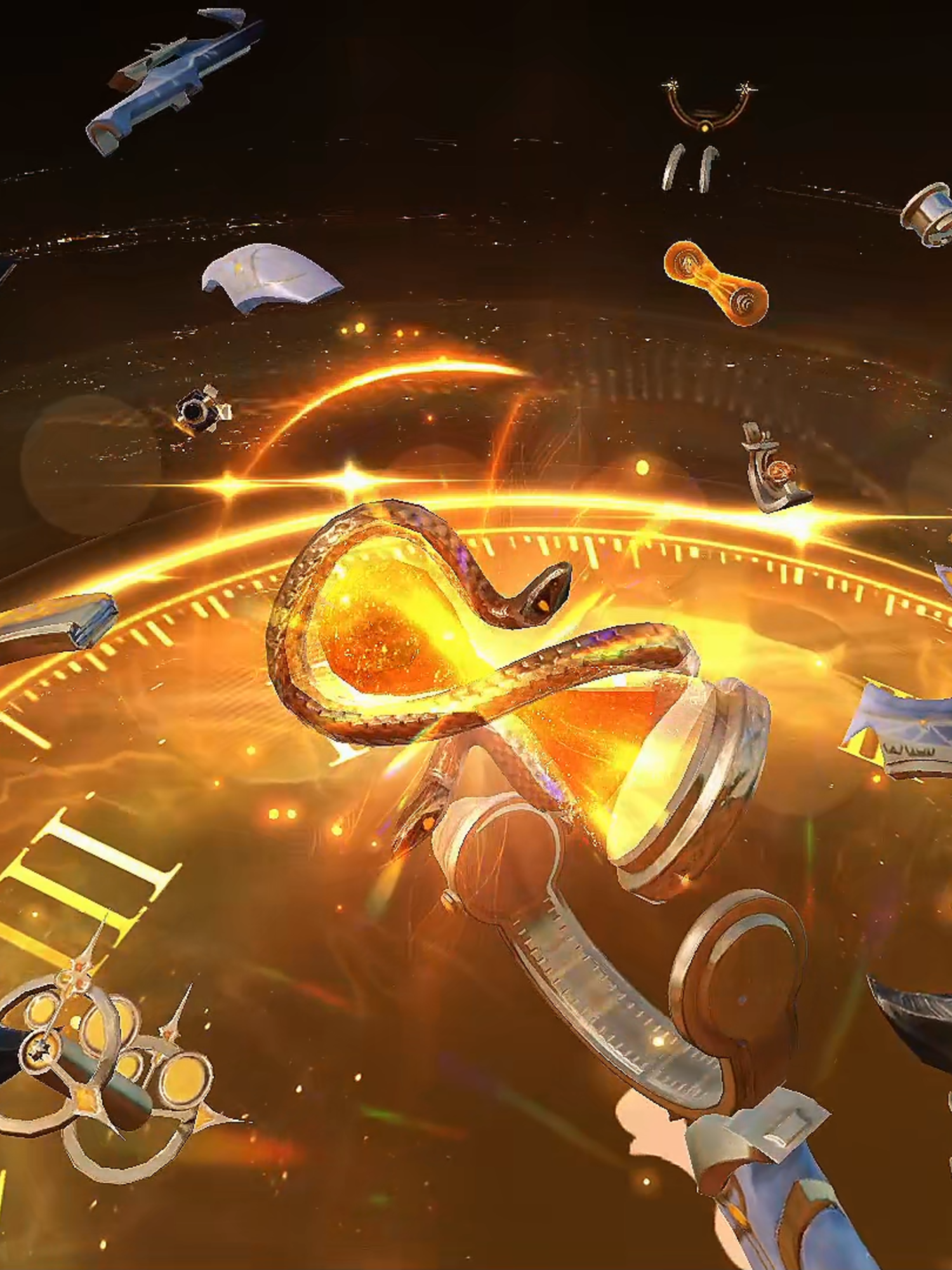 Master time itself! The new Eternal UMP - Infinite arrives on October 3rd, featuring a pulsing energy core that reforges the battlefield with every shot. Pre-order now! #BloodStrike #BS
