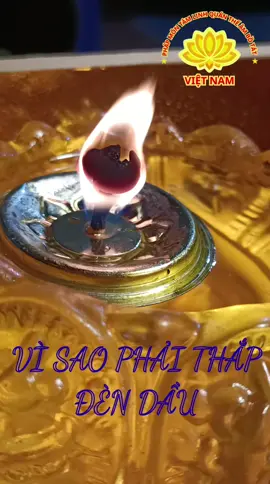 CÁC BẠN CÓ BIẾT VÌ SAO PHẢI THẮP ĐÈN DẦU KHÔNG? Khi thắp đèn dầu cúng dường, mỗi chi tiết đều ẩn chứa bài học sâu sắc:   1.Chân đèn tựa như núi Tu Di_ trung tâm vũ trụ Phật giáo, nơi hội tụ năng lượng tâm linh. Đây là biểu tượng cho sự vững chãi của chánh kiến mà người tu cần gìn giữ.   2. Dầu đèn ví như biển từ bi mênh mông, thể hiện tấm lòng bao dung độ lượng. Dầu càng đầy, đèn càng cháy lâu - cũng như tâm càng rộng mở thì trí tuệ càng tỏa sáng.   3. Ngọn lửa tượng trưng cho ánh sáng trí tuệ xua tan vô minh. Đặc biệt, những 