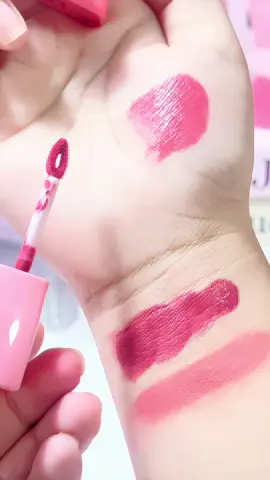 สี 01 สีชมพูนู้ด เลือกสีก่อนนะคะ กลบสีปากคล้ำได้ดีมาก ทิ้งสเตน ติดทน 🐰✨ #candylips #tiktokรีวิว #โปรโมชั่น #cutiecoscosmetics #flashsale 