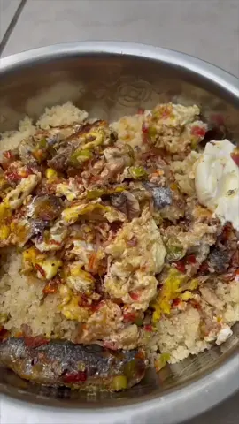 Attieké Omelette sardine 