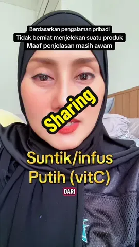 Infus/suntik vitamin C #infusvitc #suntikvitc #efeksuntikvitc #suntikputih #mbaknelaa 