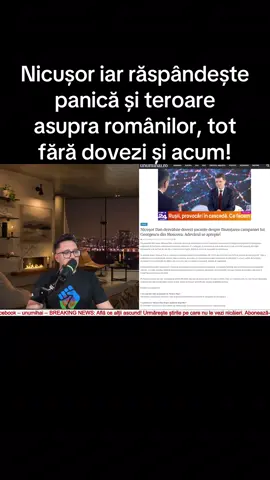 Nicușor iar răspândește panică și teroare asupra românilor, tot fără dovezi și acum! #unumihai #fyp #breakingnews #stiri #stiriromania 