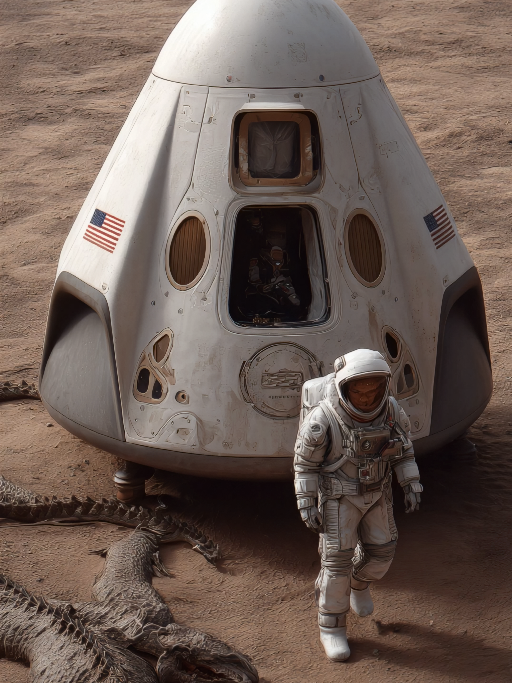 First Steps on Mars #space #scifi #nasa #mars