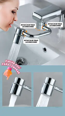 Extensor de grifo giratorio universal de 1080 grados, adecuado para todo tipo de grifos🚰, es realmente fácil de usar👍👍 #Grifo#faucet#cocina#LifeHack#tiktokmademebuyit  