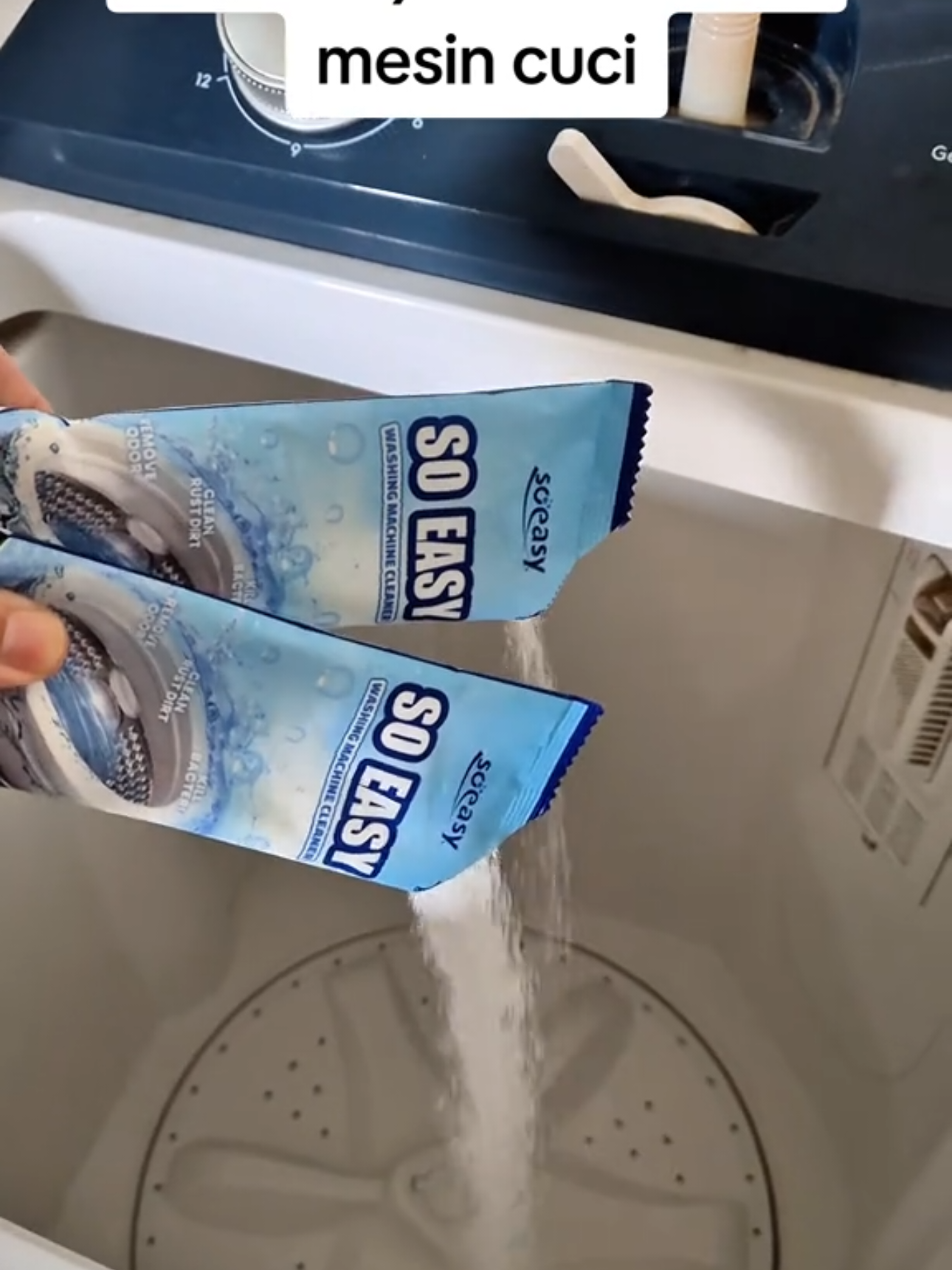 so easy serbuk pembersih mesin cuci angkat semua kotoran pada mesin #soeasy #serbukpembersihmesincuci #pembersihmesincuci #sabunmesincuci #pembersihmesincuciajaib 