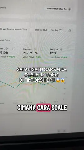 Cara paling gampang scale up GMV?! 😱 #seller #tiktokshop #shopee 