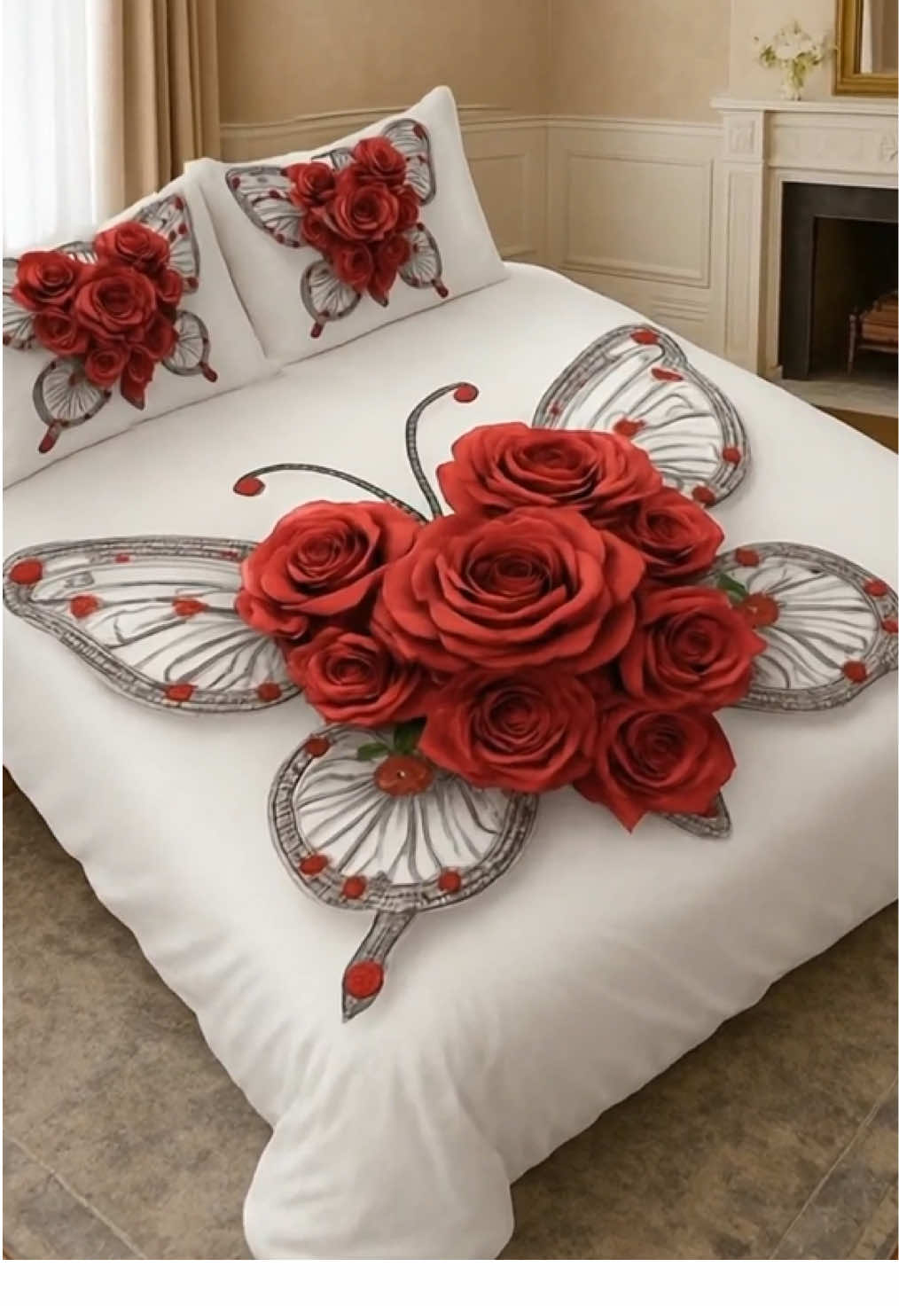 #spotlightfinds #Home #bedsheets #flowers #bed 
