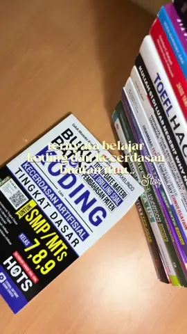 rekomendasi buku buat mulai belajar koding🤩#rekomendasi #buku #bukupaten #koding #pelajaran 