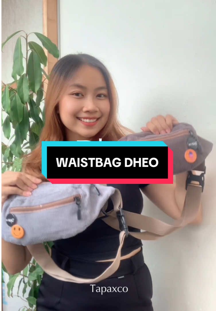 Upgrade look harianmu dengan waistbag dheo desainnya timelesss cocok dipadukan dengan outfit apaa saja🫶🏻🥰🛒 #waistbag #promo #payday #racuntiktokshop #FYP 