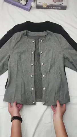 Women's Fashion Button-Decorated Slim-Fit Jacket Picked up this super cute fall outfit 🍂🫶🏻 So stylish and comfortable!  #jacketcoat #womencoat #outfits #spotlightfinds #tiktokshopblackfriday