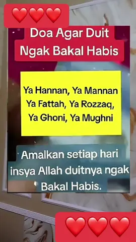 #doa agar duit tak akan pernah habis🤲🏻