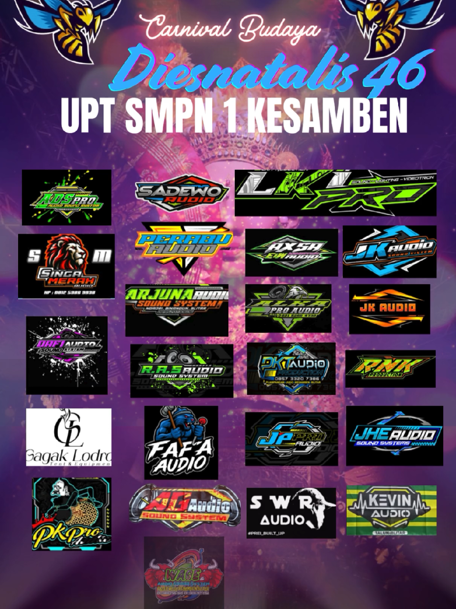 karnaval dan Baris Kreasi SMPN 1 Kesamben