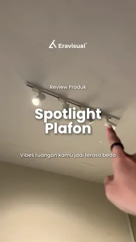 Bikin vibes ruangan jadi makin keliatan aesthetic cuma pake lampu spotlight yang satu ini, buat yang mau produknya bisa cek di keranjang kuning. #lampusorot #lampuspotlight #lampuplafon #paydaysale #promoguncang1010 