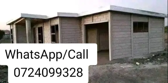 Pre cast prices 1 room R7000 plus transport,Material included 2 rooms is R8500 plus transport, Material included 3 rooms is R10500 plus  transport, Material included 4 rooms is R12500 plus transport, Material included 5 rooms is R15500 plus transport, Material included 6 rooms is R18500 plus transport, Material included7 rooms is R22500 plus transport, Materials includedNote🙏🏾 we include transportation🚚, Materials, Labour👷‍♂️, Windows, Doors🚪,bathrooms🛁🚿,Toilet🚽Tiles, Boards inside also