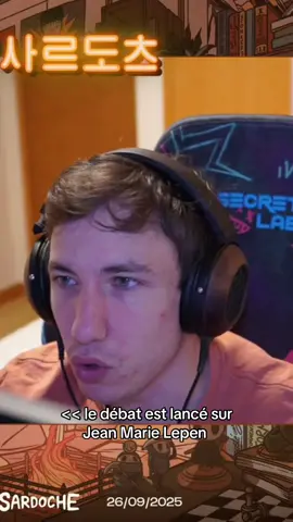 Sardoche a raison de reconnaître JMLP comme une personne intelligente qui avait du potentiel mais dénonce évidemment son extrémisme #foryoupage❤️❤️ #twitch #bestof #leagueoflegends #sardoche 