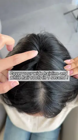 Cover your wide hairline and white hair roots in 1 second !#tiktokshopfinds #onlycutehair #ChristmasGifts #FallFreshness #trending 