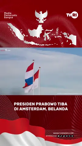 Prabowo kunjungan ke Belanda 🔥🔥 Presiden Prabowo melanjutkan lawatan kenegaraannya ke Kerajaan Belanda untuk melakukan pertemuan bilateral dengan Raja Belanda, Yang Mulia Willem-Alexander, serta Perdana Menteri Sementara Dick Schoof. Kunjungan ini bertujuan untuk menjajaki peluang kolaborasi yang lebih luas serta memperkuat hubungan antara Indonesia dan Belanda demi masa depan bersama. Saat tiba di ibu kota Amsterdam, Presiden turut disambut hangat oleh diaspora Indonesia serta menyempatkan diri untuk menyapa dan berbincang singkat. Amsterdam kerajaan Belanda.