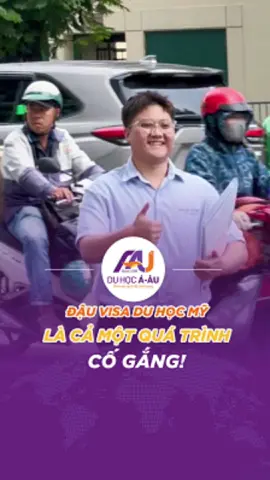 Nỗ lực sẽ được đền đáp xứng đáng. Chúc mừng Hoàng Thông viết tiếp ước mơ du học Mỹ #visamy #usa #duhocaau #duhocmy #uocmo 