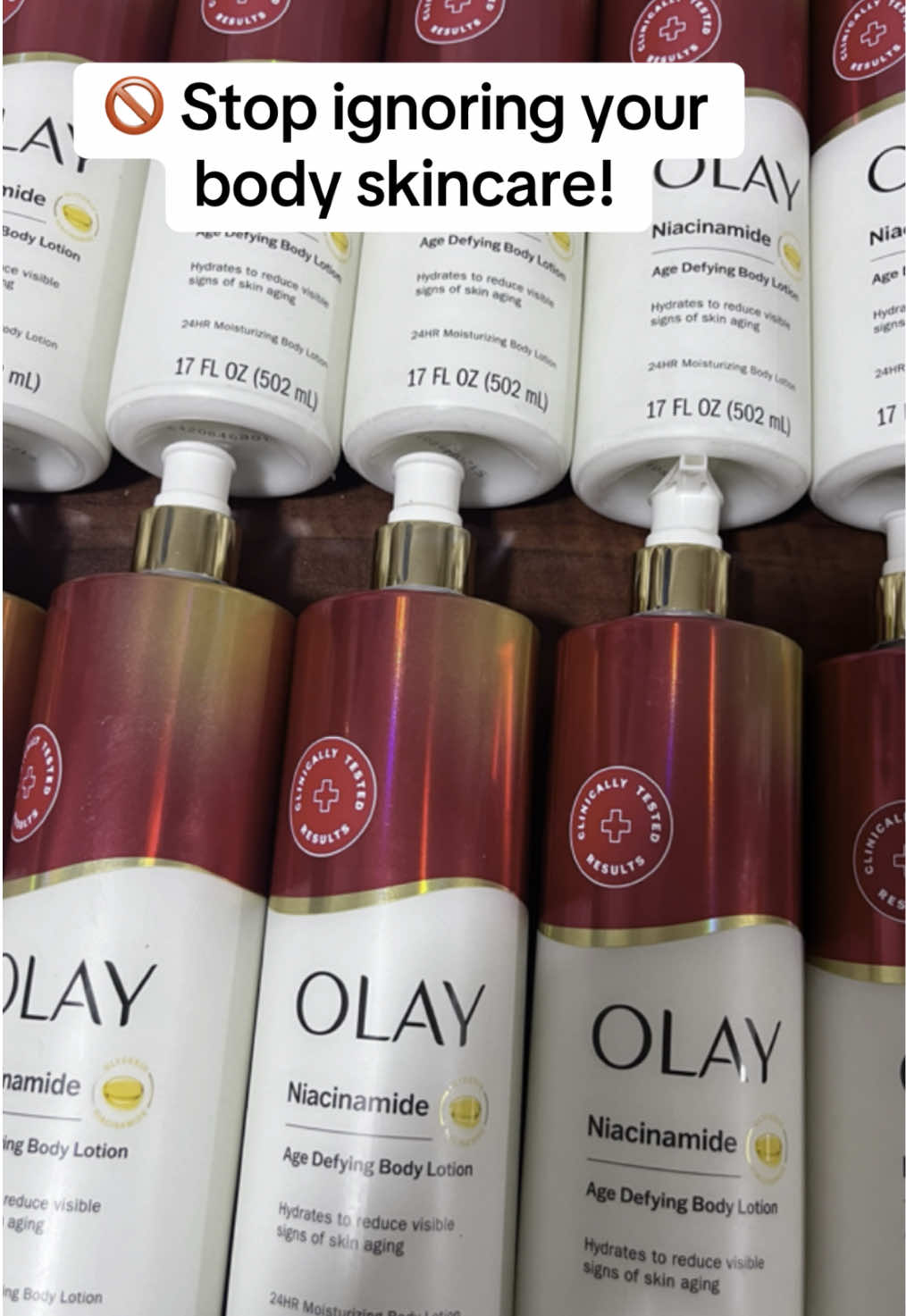 Your face isn’t the only place that deserves Niacinamide 💖. Olay Age-Defying Body Lotion is packed with Niacinamide + Vitamin B3 to even out skin tone, smooth texture, and strengthen your skin barrier.  With every use, your body feels deeply hydrated, firmer, and more radiant. Why stop at the face when your whole body can glow youthfully? ☎️07.56.34.02.60 #olayniacinamide #glowingskin #bodycareessentials #karicosmetics256 #agedefyingskincare 