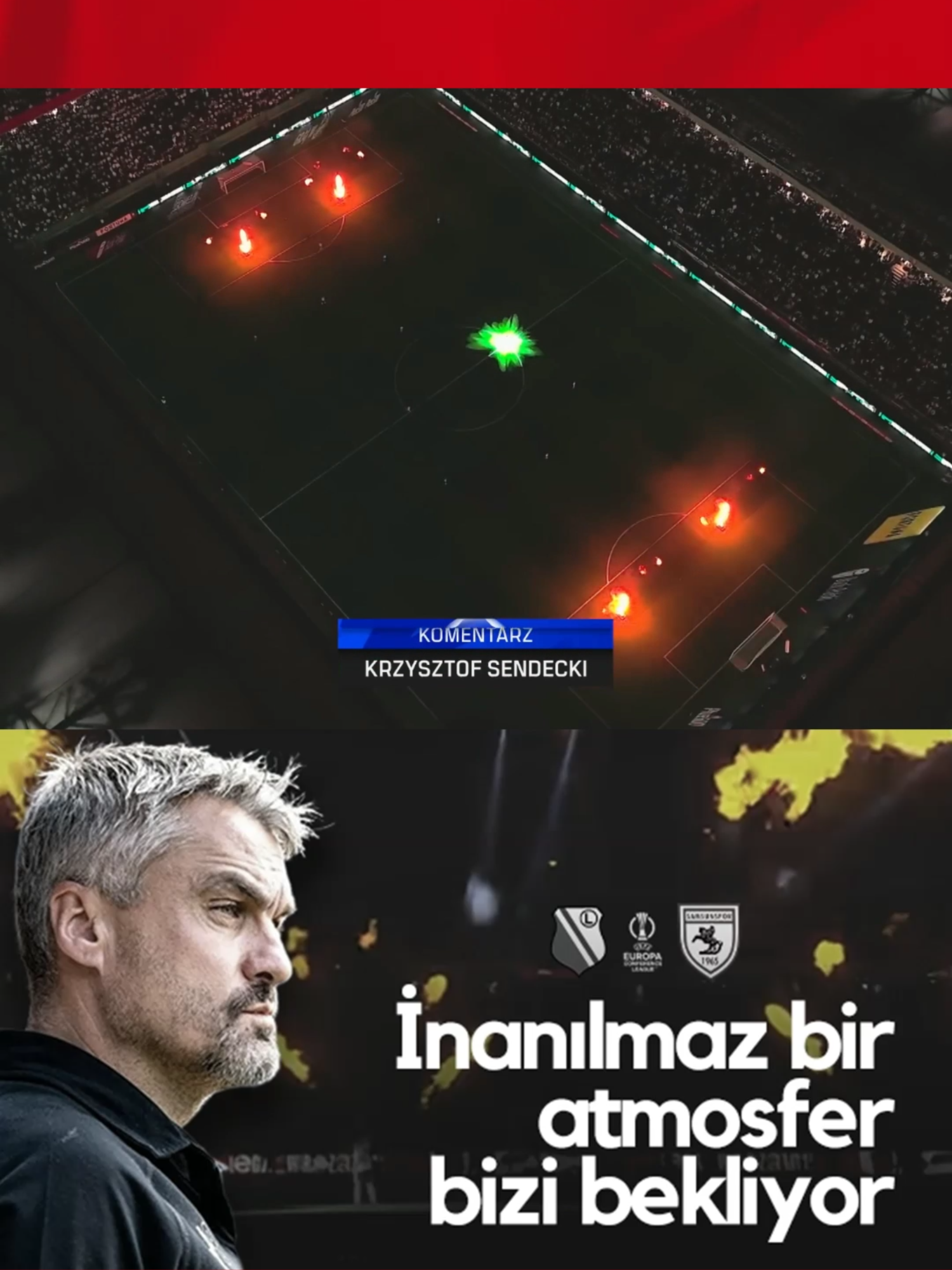 Samsunspor Teknik Direktörü Thomas Reis, UEFA Konferans Ligi'nde karşılaşacakları Legia Varşova'nın atmosferinin çok zorlu olacağını belirtti. 0-0 biten Legia Warszawa - Jagiellonia Białystok maçının öncesinde ise atmosfer böyle görüntülendi... #samsun #samsunspor #legiawarszawa #polonya #avrupa #uefa #uefaconferenceleague #sondakika #sondakikahaber #samsunhaber #futbol #fyp #fyppppppppppppppppppppppp