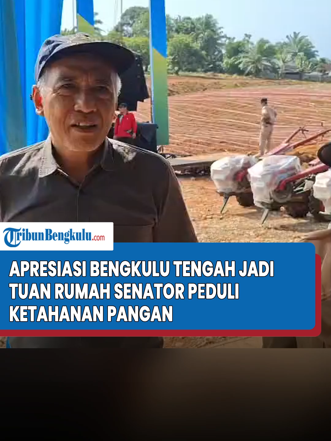 Plt Kadis Pertanian Bengkulu Tengah Apresiasi Jadi Tuan Rumah Acara Senator Peduli Ketahanan Pangan