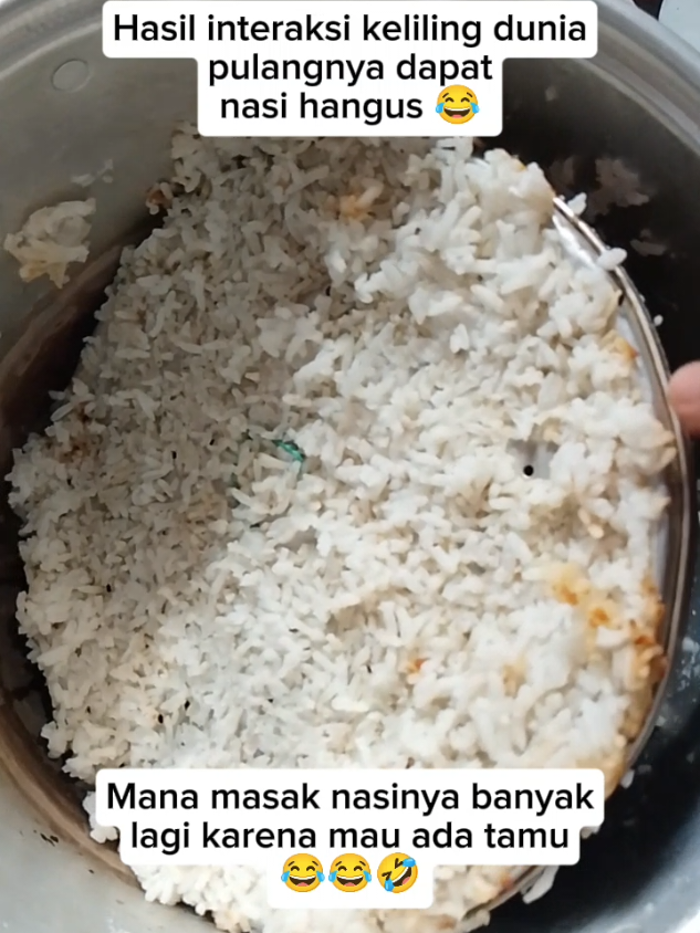 hasil konsisten dapat nasi hangus 😂 #reels  #komedi  #fyp 