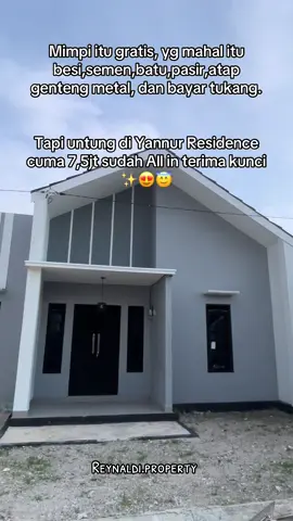 Rumah subsidi type 36+ 🏠Yannur Residence 🏠 cukup 7,5jt sudah All in terima kunci, dengan luas tanah 140m2 , Lokasi 📍Jl makmur Golf Landasan ulin Info lebih lanjut/Survey Lokasi hub: 085821853631 / Reynaldi #rumahminimalis #rumahimpian #rumahmilenial #rumahmodern #rumahsubsidi 