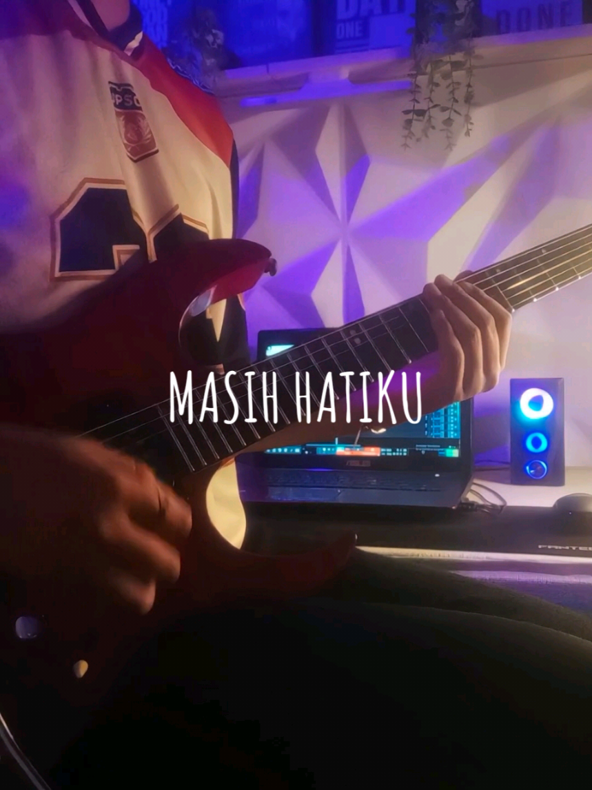 masih hatiku - tiara andini 🎸 #masihhatiku #tiaraandini #guitarcover #guitartok #electricguitar 