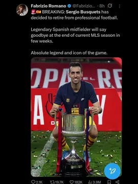 goodbye, Sergio busquets.🫡 #barcelona #fcbarcelona #sergiobusquets  #fyp #xyzbca 