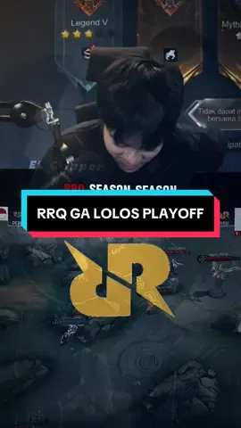 RRQ ga lolos playoff🥹#NEXTJagoanMabar #MLBBNEXT2025 #rrqhoshi #mplseason16 #kingdom 