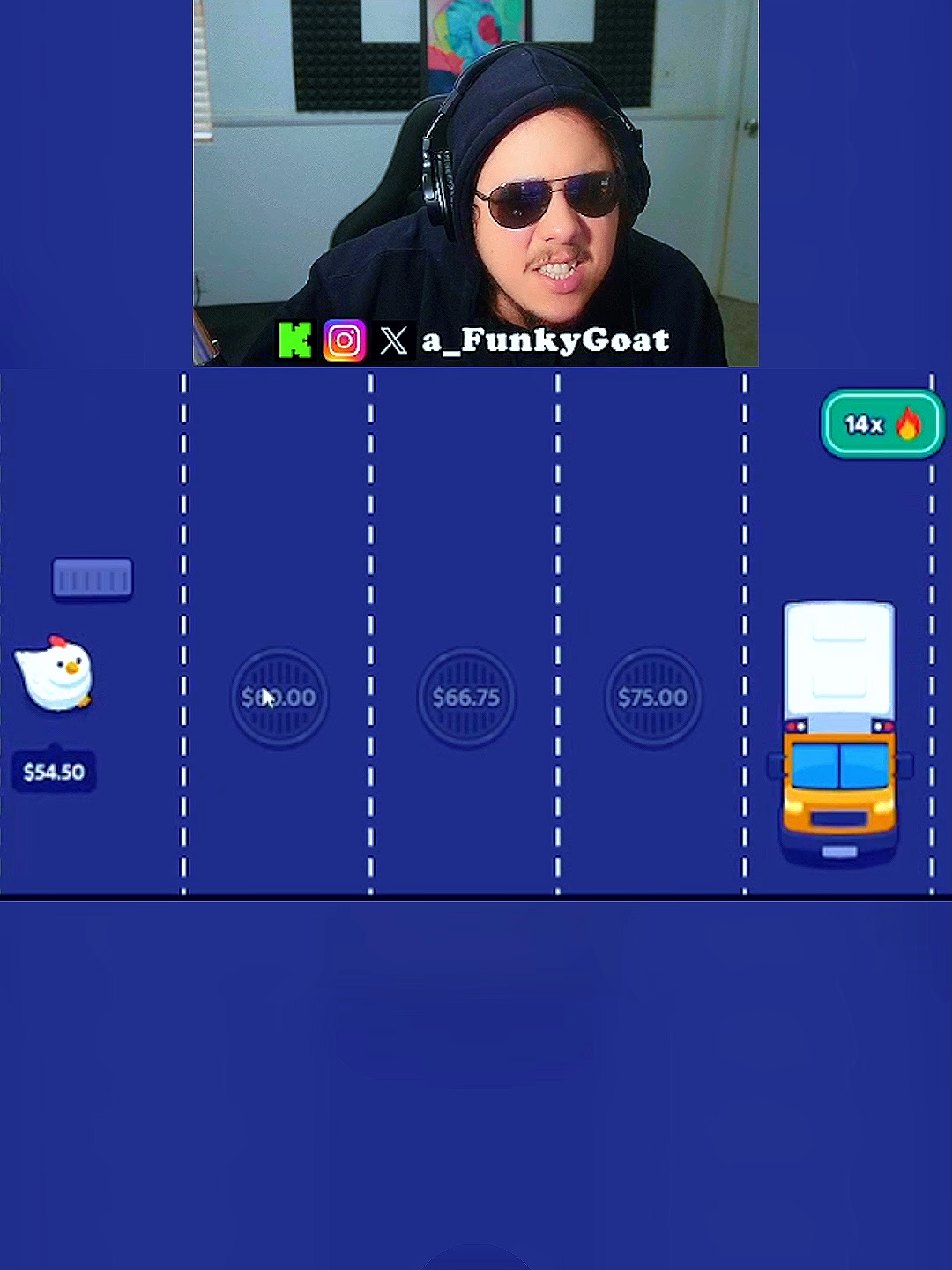 funkygoat the goat in my books #kickstreaming #kickstreamingplatform